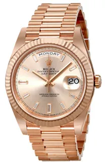 Rolex Day-Date 40 228235SNDP Everose gold Pink