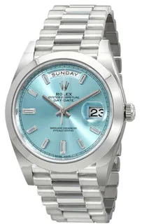 Rolex Oyster Perpetual Day-Date 228206IBLDP Platinum