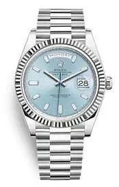 Rolex Day-Date 228236-0006 Platinum Blue