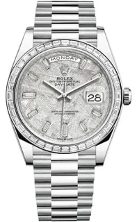 Rolex Day-Date 228396TBR-0027 Platinum Silver