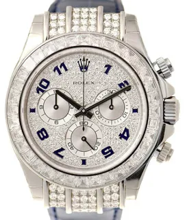 Rolex Daytona 116599 18kt White Gold Case set with 48 Diamonds