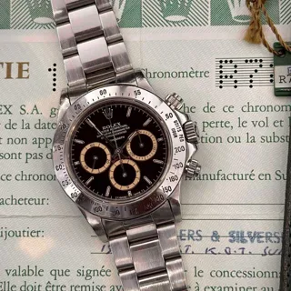 Rolex Daytona 16520 Stainless steel Black and Brown