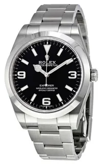 Rolex Explorer 214270-0003 39mm Stainless steel Black