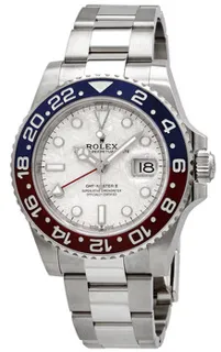 Rolex GMT-Master II 126719BLRO-0002 White gold Silver