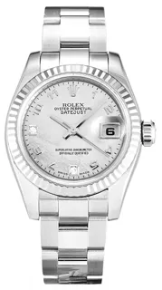 Rolex Lady-Datejust 179174 White gold and Stainless steel Silver