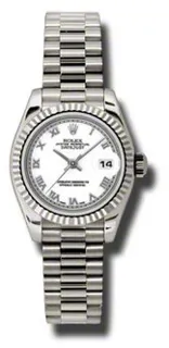 Rolex Lady-Datejust 179179WRP 18k white gold White