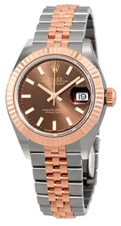 Rolex Lady-Datejust 279171CHSJ 28mm Stainless steel Brown