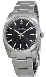 Rolex Oyster Perpetual 114200BKSO Stainless steel Black