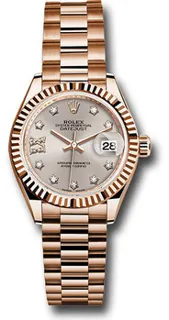 Rolex Oyster Perpetual RLX279175SNRDP Everose gold Gray