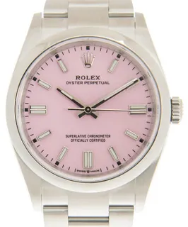 Rolex Oyster Perpetual 36 126000CDYPKSO Stainless steel Candy Pink