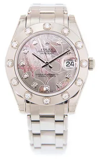 Rolex Pearlmaster 81319 34mm 18k white gold