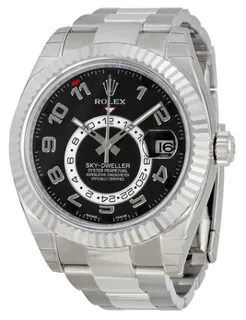 Rolex Sky-Dweller 326939BKAO 18k white gold Black