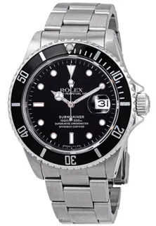 Rolex Submariner 16610 Stainless steel Black