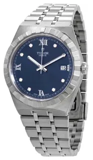 Tudor Royal M28500-0006 Stainless steel Blue