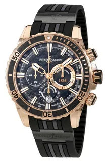 Ulysse Nardin Diver 1502-151-3C/92 Rose gold Black