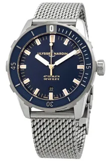 Ulysse Nardin Diver 8163-175-7MIL/93 Stainless steel Blue