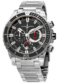 Ulysse Nardin Diver Chronograph 1503-151-7M/92 44mm Stainless steel Black