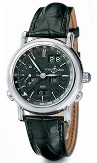 Ulysse Nardin GMT +/- Perpetual 320-22/92 18k white gold Black