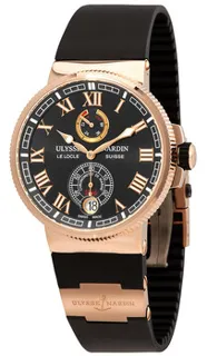 Ulysse Nardin Marine 1186-126-3/42 Rose gold Black