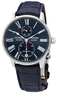 Ulysse Nardin Marine Chronometer 1183-310/43 Stainless steel Blue