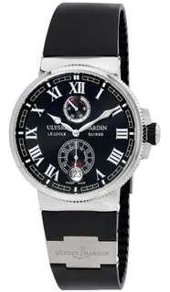 Ulysse Nardin Marine Chronometer Manufacture 1183-126-3/42 43mm Stainless steel Black