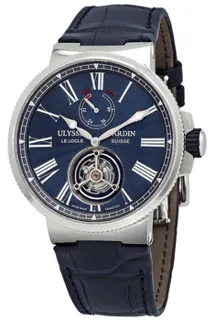 Ulysse Nardin Marine Tourbillon 1283-181/E3 Stainless steel Blue