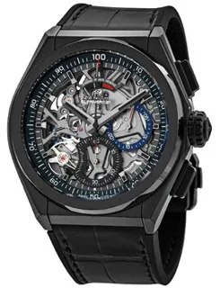 Zenith Defy 49.9000.9004/78.R582 44mm Black ceramic Skeletonized