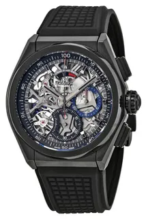 Zenith Defy 49.9000.9004/78.R782 44mm Black ceramic Skeletonized