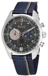 Zenith El Primero 36'000 VpH 03.2046.400/25.C802 42mm Stainless steel Gray