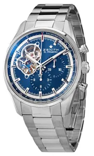 Zenith El Primero Chronomaster 03.20416.4061/51.M2040 Stainless steel Blue