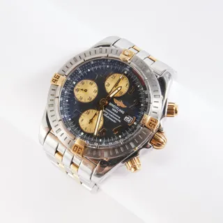 Breitling Chronomat B13356 Stainless steel and Gold-plated Black