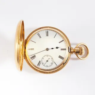 Waltham Watch Company 18k yellow gold