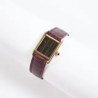 Cartier Must de Cartier Tank Silver and Gold-plated