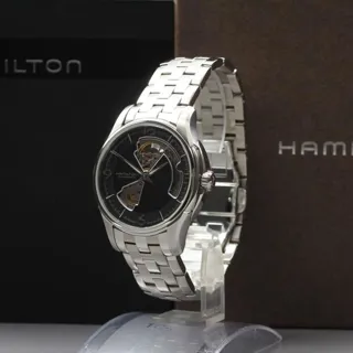 Hamilton Jazzmaster Open Heart H325650 40mm Stainless steel Black