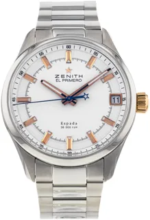 Zenith El Primero Espada 03.2171.4650/01.M2170 Stainless steel White