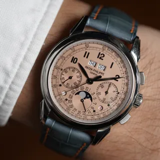 Patek Philippe Perpetual Calendar Chronograph 5270 Platinum Salmon