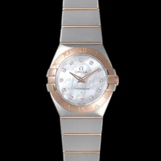 Omega Constellation 123.20.27.60.55.001 27mm Stainless steel and Red gold White