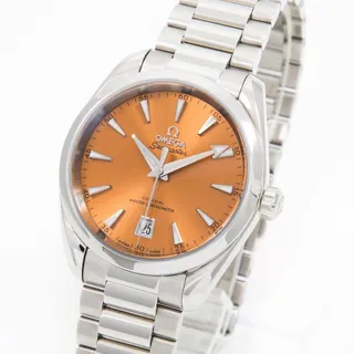 Omega Aqua Terra 220.10.38.20.12.001 38mm Stainless steel Orange