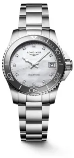 Longines HydroConquest WITH   OF ANTI-REFLECTIVE  ON BOTH  CASE BACK -DOWN CASE BACK 32mm Stainless steel