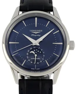 Longines Flagship L48154922 38.5mm Stainless steel Blue