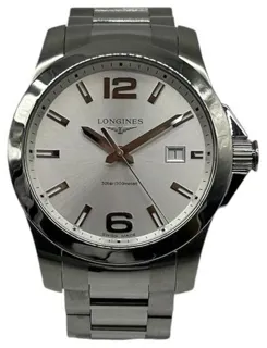 Longines Conquest L3.759.4.76.6 41mm Stainless steel Silver