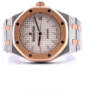 Audemars Piguet Royal Oak Selfwinding 15450SR.OO.1256SR.01 ( OAK  ) 37mm Yellow gold and Stainless steel Silver