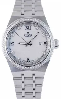 Tudor Royal 28320 28mm Stainless steel White