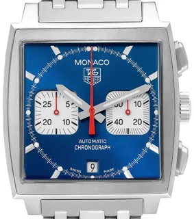 TAG Heuer Monaco CW2113.BA0780 38mm Stainless steel Blue