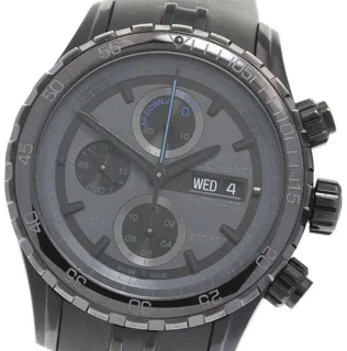 Edox 01123-37N3-NIG3 45mm Stainless steel Black