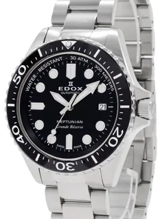 Edox 80801-3NM-NIN 49mm Stainless steel Black