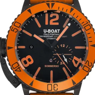 U-Boat 9543 46mm Stainless steel Black