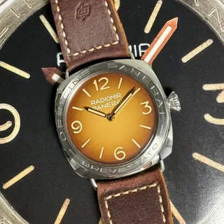 Panerai Radiomir PAM 00687 47mm Stainless steel Brown