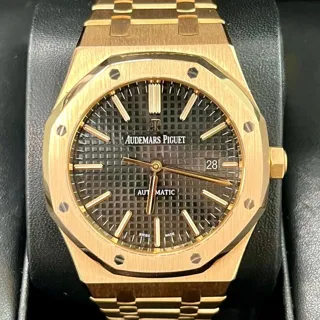 Audemars Piguet Royal Oak Selfwinding 15400OR.OO.1220OR.01 ( OAK  ) 41mm Rose gold Black