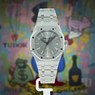 Audemars Piguet Royal Oak Selfwinding 15550ST.OO.1356ST.07 ( OAK  ) 37mm Stainless steel Gray